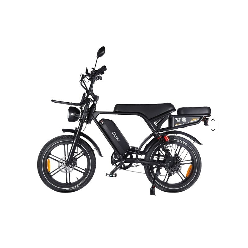 Ouxi V8 Ultra 2026 Matt Zwart Elektrische Fatbike Hydraulische Remmen
