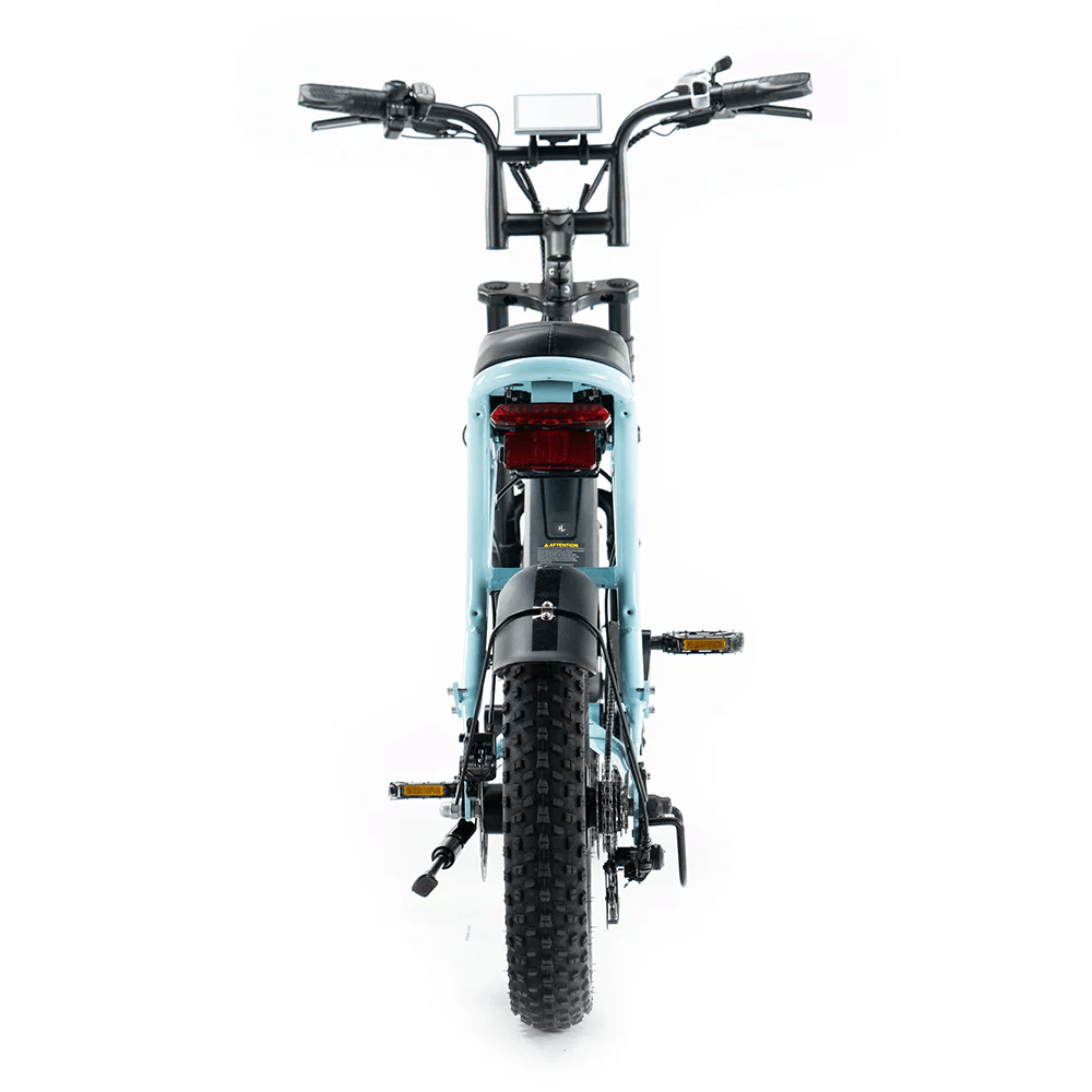 OUXI C80 Mini Fatbike - Licht Blauw - Hydraulische Remmen