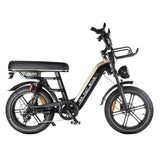 OUXI Q9 Zwarte Fatbike met Lage Instap en Robuust Frame