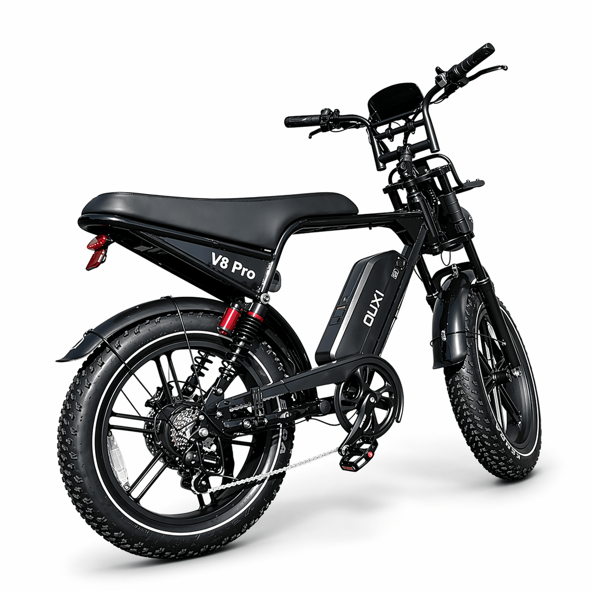 OUXI V8 Pro 24 Inch Fatbike - Zwart - Hydraulische Remmen