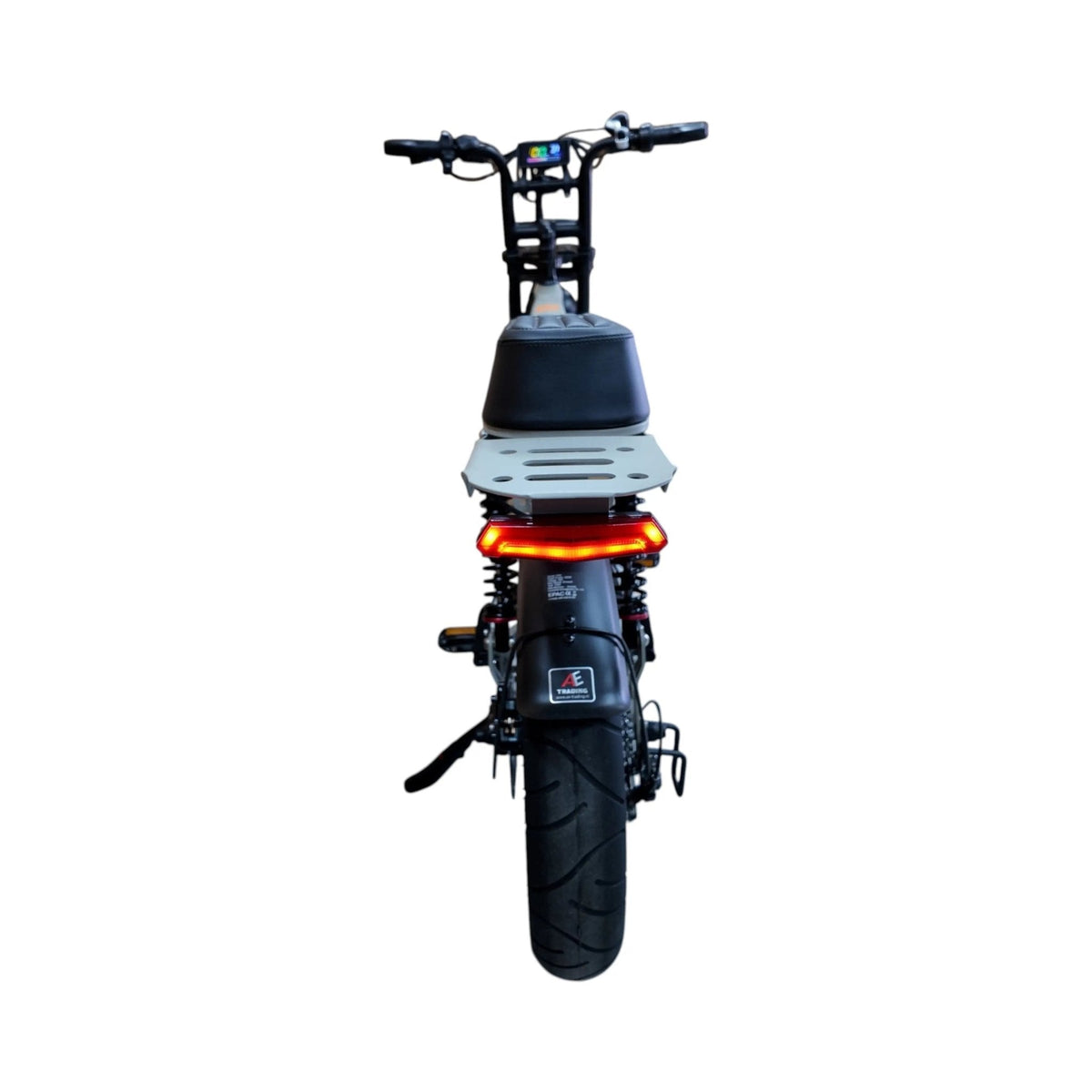 QmWheel D50 Elektrische Fatbike Grijs 250W Motor Dubbele Vering