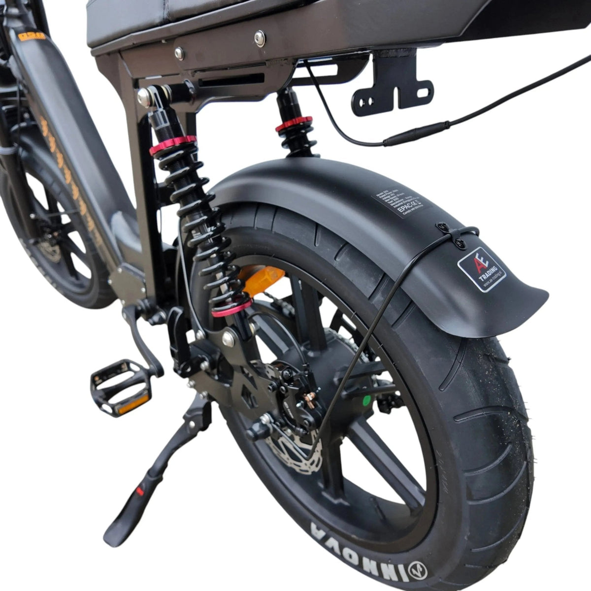 QmWheel D50 Fatbike Zwart