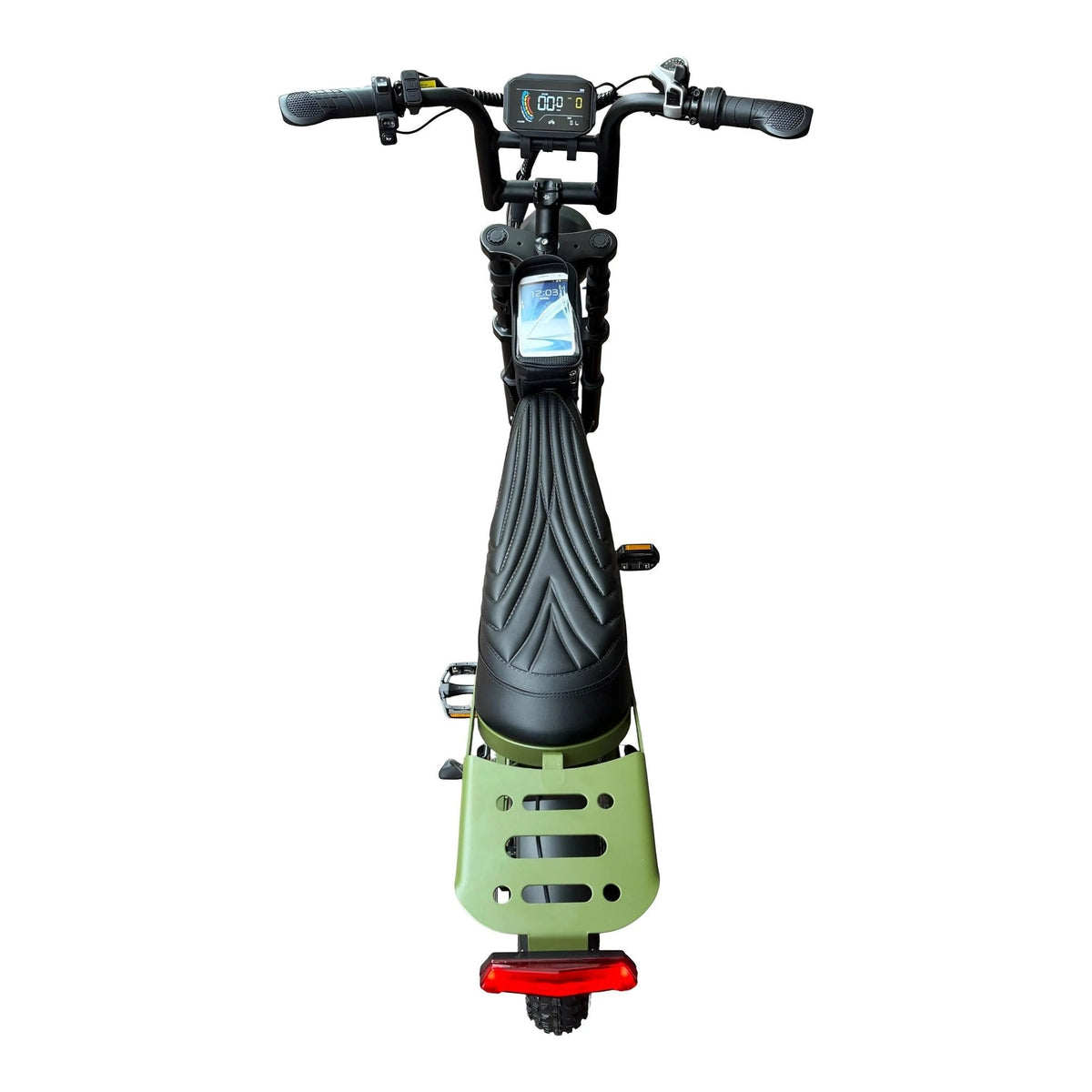 QmWheel V20 Mini Elektrische Fatbike Groen Compact Krachtig