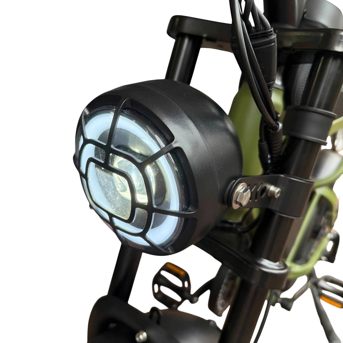 QmWheel V20 Mini Elektrische Fatbike Groen Compact Krachtig