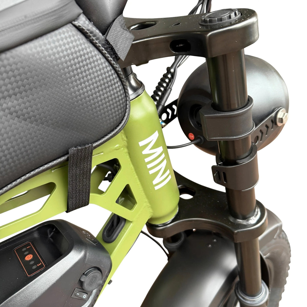 QmWheel V20 Mini Elektrische Fatbike Groen Compact Krachtig