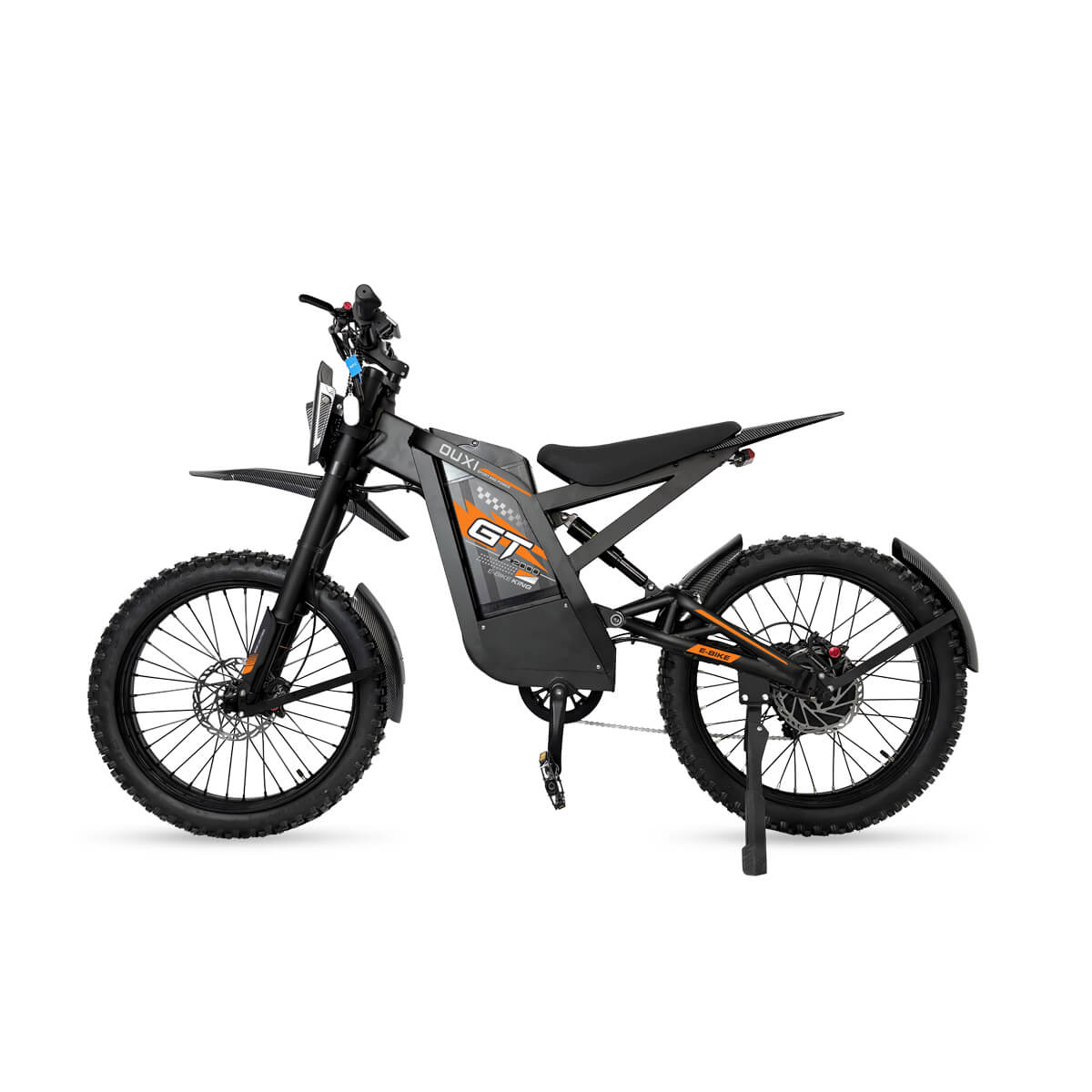 Krachtige OUXI GT-2000 Elektrische Dirtbike met 2000W Motor en Dikke Banden
