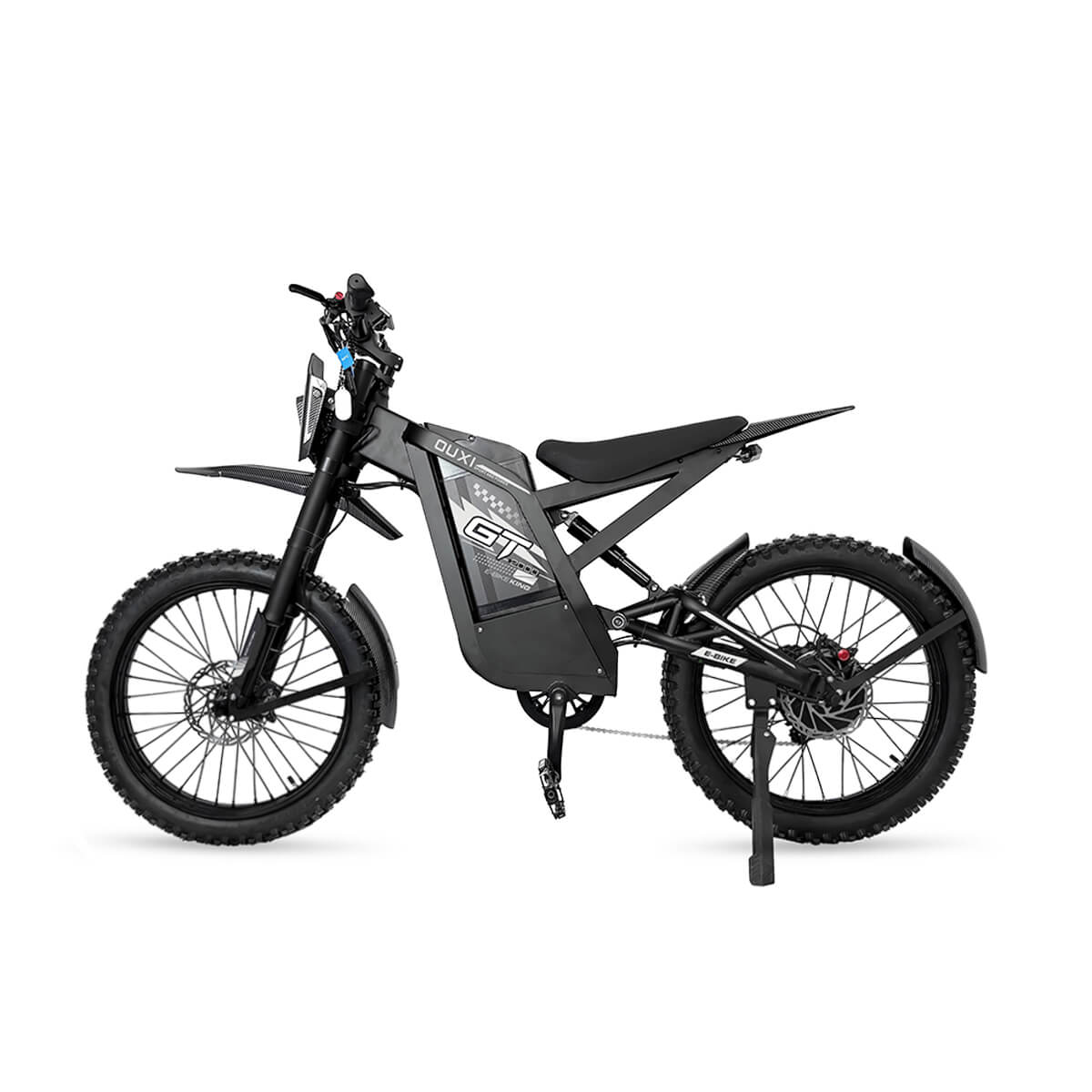 Krachtige OUXI GT-2000 Elektrische Dirtbike met 2000W Motor en Dikke Banden
