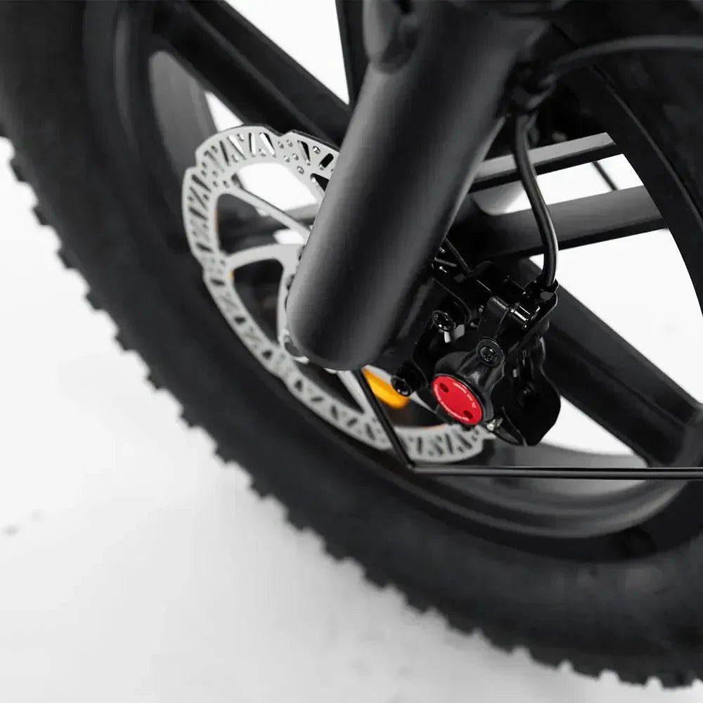OUXI C80 Mini Elektrische Fatbike Grijs 250W Compacte E-bike