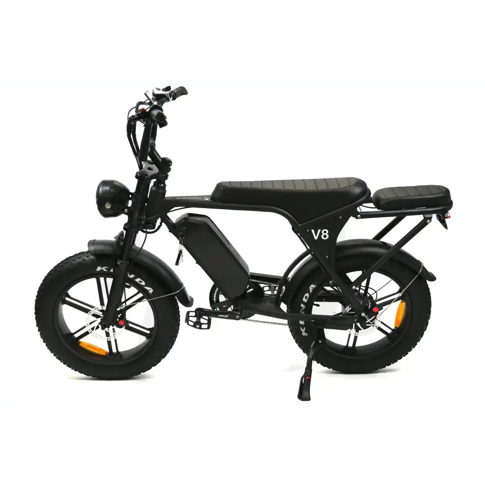 OUXI V8.5 Fatbike Elektrische Fiets Zwart met Krachtige Hydraulische Remmen