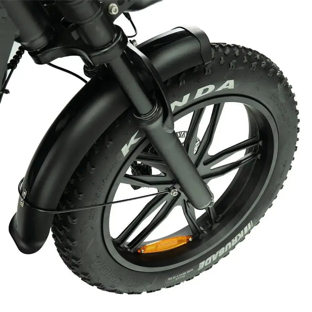 OUXI V8 Pro Max Fatbike Zwart Dubbele Accu 750W Elektrische Fiets