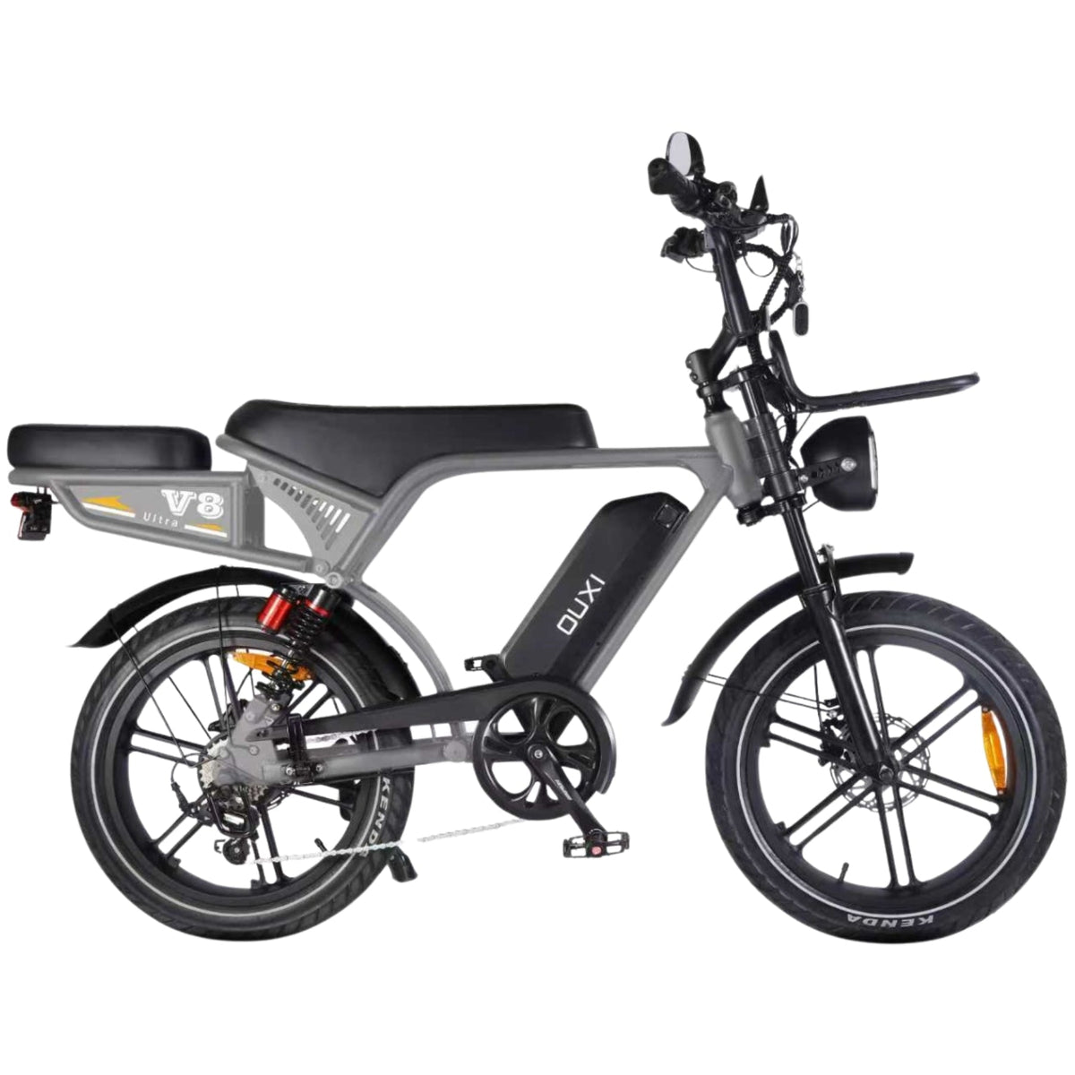 Krachtige Ouxi V8 Ultra 2025 Fatbike Grijs Special Edition 250W