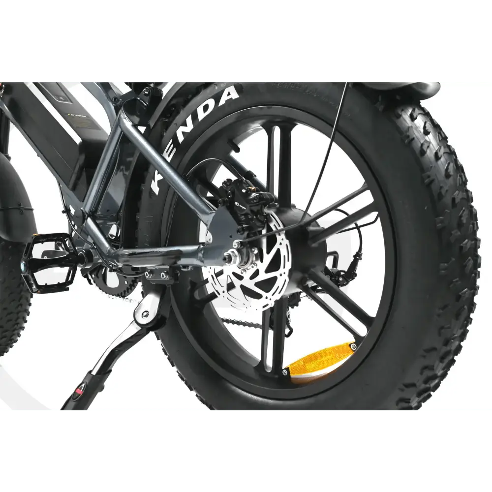 QMWHEEL V20 PRO 10.0 2025 Fatbike Donkergrijs Hydraulische Schijfremmen