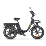 OUXI Q11 Zwarte Opvouwbare Fatbike Elektrisch 250W Met Hydraulische Remmen