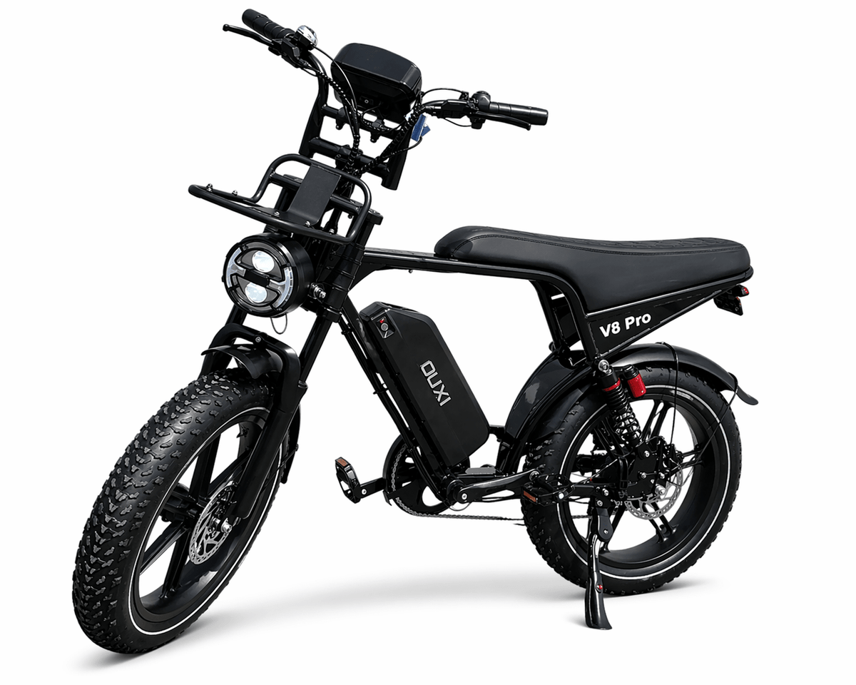 OUXI V8 Pro 24 Inch Fatbike - Zwart - Hydraulische Remmen