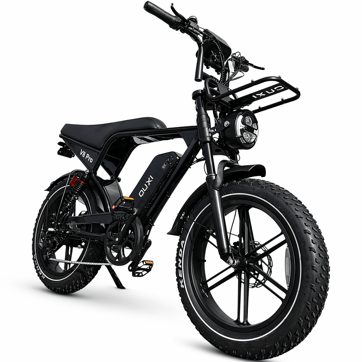 OUXI V8 Pro 24 Inch Fatbike - Zwart - Hydraulische Remmen
