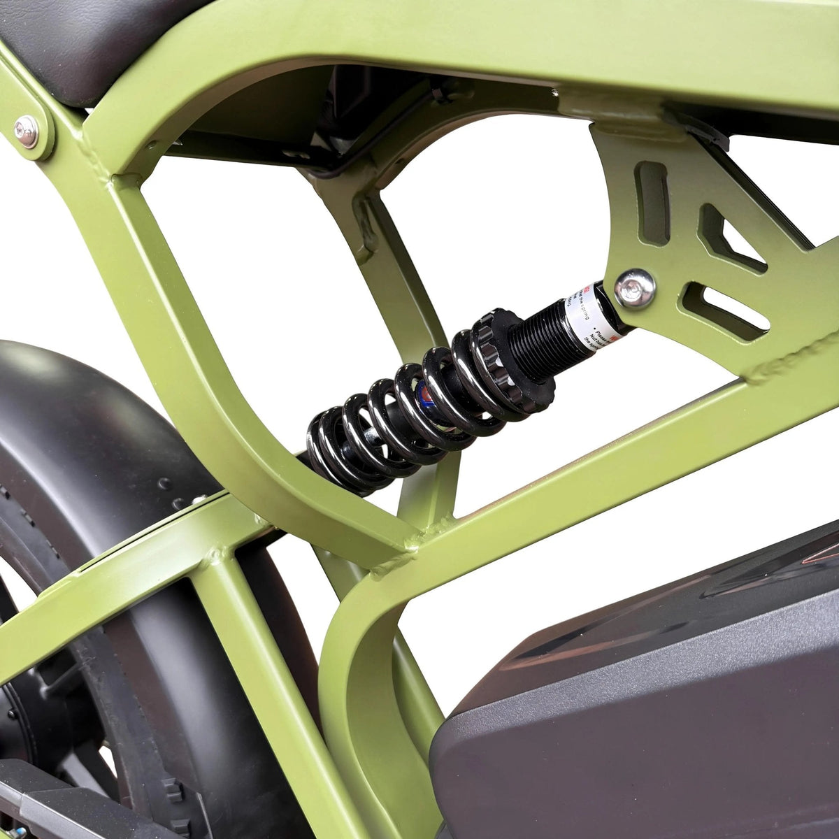 QmWheel V20 Mini Elektrische Fatbike Groen Compact Krachtig