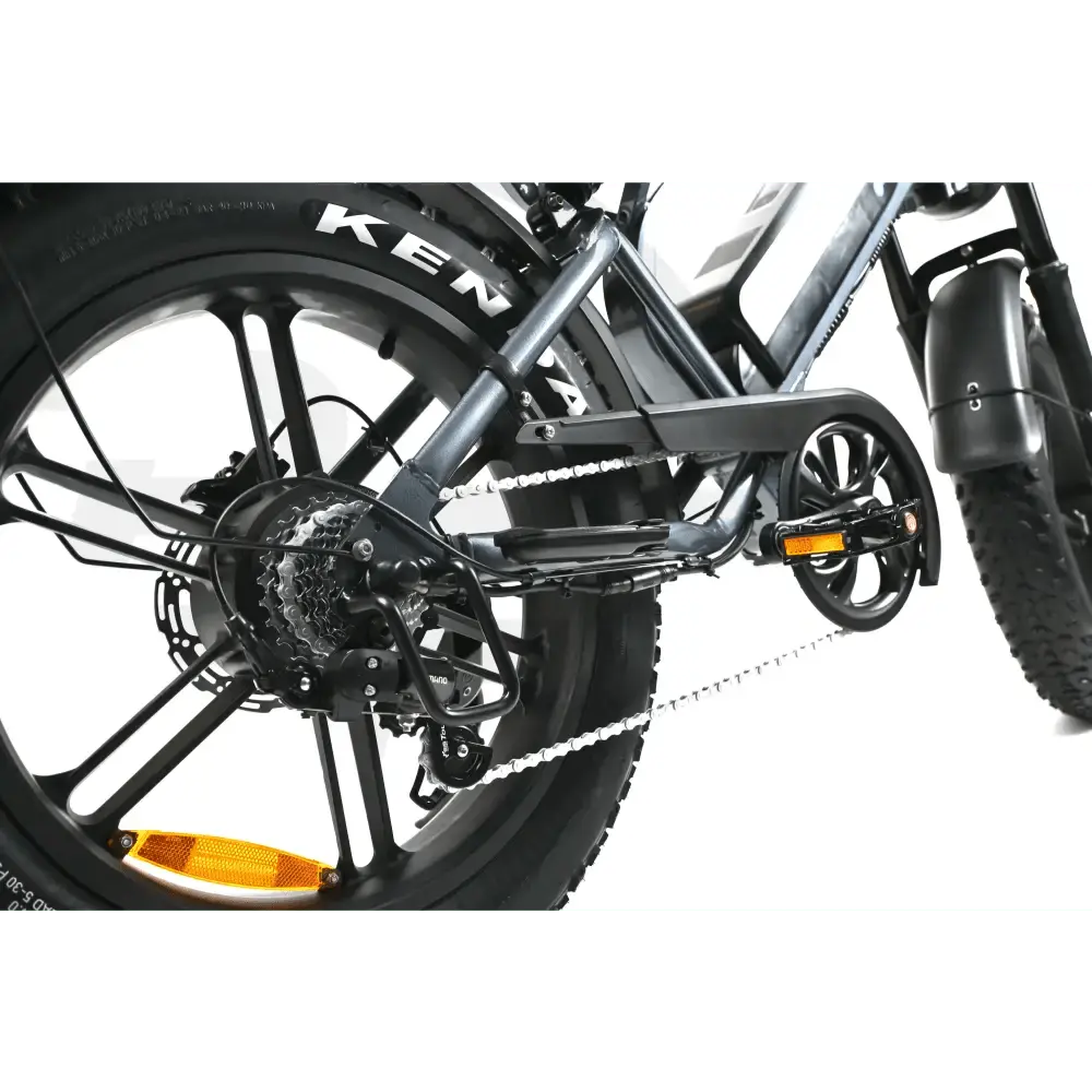 QMWheel V20 Pro 2026 fatbike donkergrijs