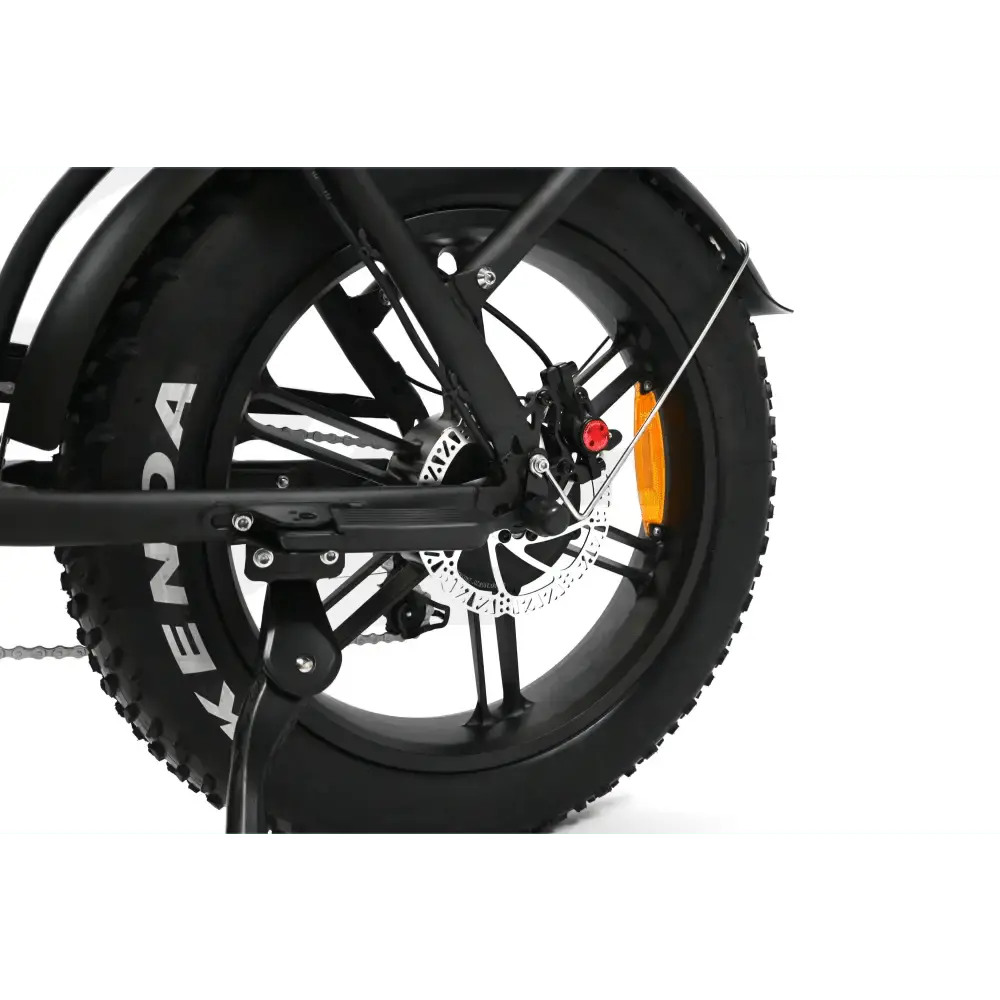OUXI V8.5 Fatbike Elektrische Fiets Zwart met Krachtige Hydraulische Remmen