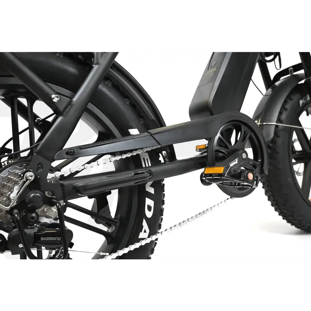 OUXI V8.5 Special Edition Fatbike met Hydraulische Remmen in Zwart