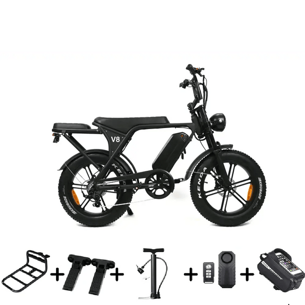 OUXI V8.5 Zwart SUPER DEAL + ACCESSOIRES